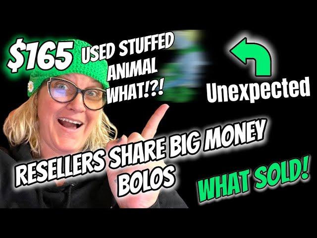 $165 Stuffed Animal & more BIG MONEY BOLOs Resellers Share What Sold