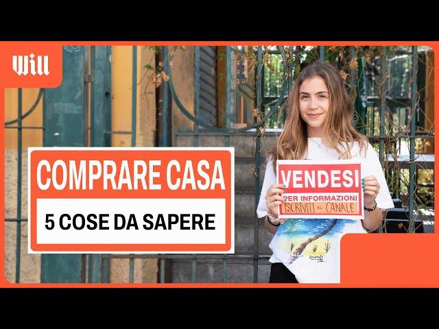 5  cose da sapere prima di COMPRARE CASA   