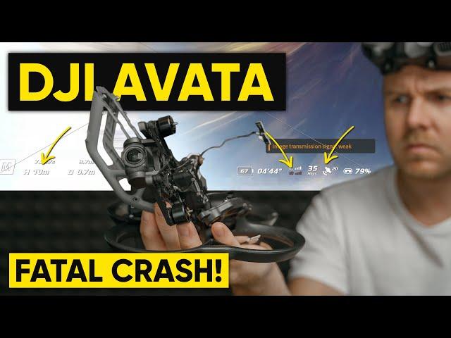 DJI Avata FPV FATAL CRASH & LOSS ! A Huge Problem with The Avata?