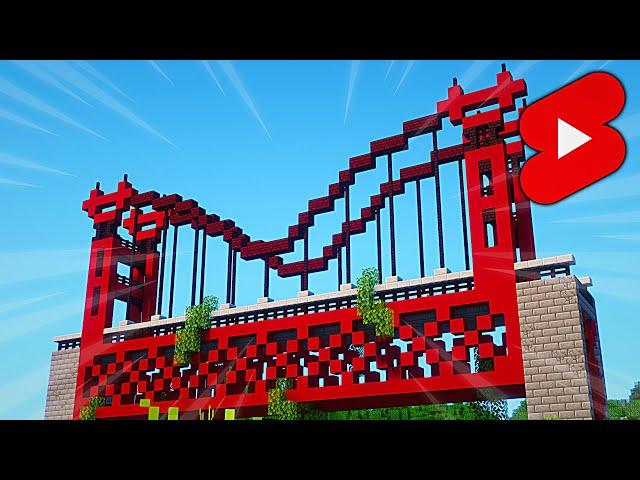 Minecraft Timelapse: Bridge #Shorts