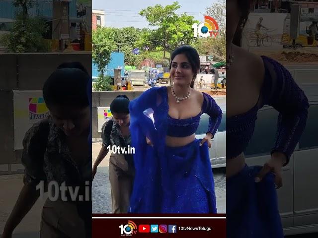 Samyuktha Menon  Entry At Virupaksha Trailer Launch Event | 10TV ET #shorts