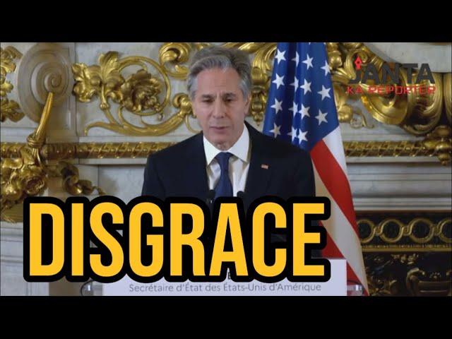 Blinken shows he doesn’t care about Gaza during talks with French counterpart | Janta Ka Reporter