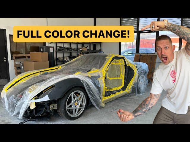 YOU WON’T BELIEVE WHAT DAMON DID! *FERRARI 599 TRANSFORMATION*