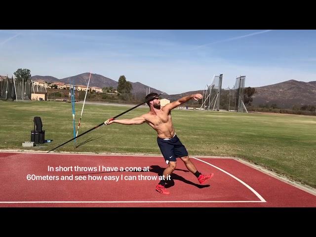 Michael Shuey Javelin training 11-20-2020