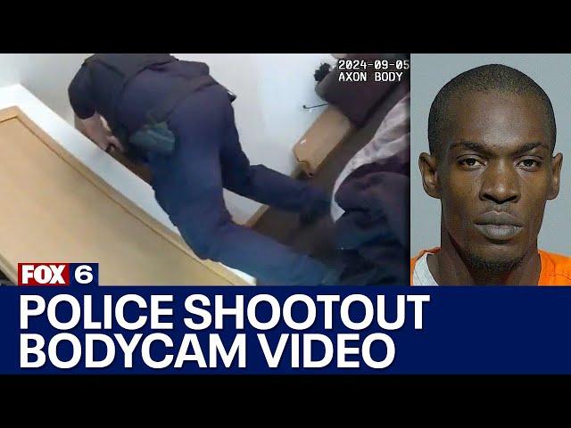 Milwaukee police officers, suspect wounded in shootout; video released | FOX6 News Milwaukee