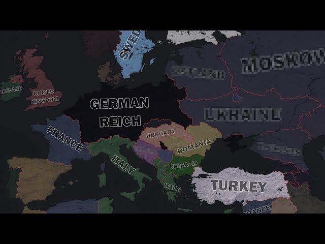 Map of Europe if the Axis won World War II