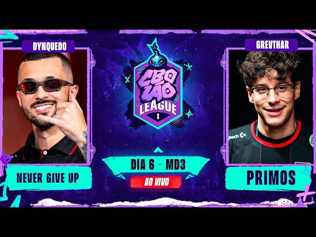 LIVE COMPLETA CBOLÃO LEAGUE DIA 6: Espanca Bagre  x Creche do Vovô | Primos x Never Give UP