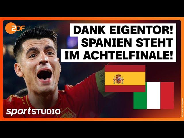 Spanien – Italien Highlights | UEFA EURO 2024 | sportstudio