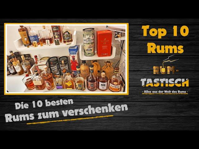 Top10 Rums zum verschenken  von Anfänger bis Fortgeschrittene - von günstig bis edel | Geschenktipp