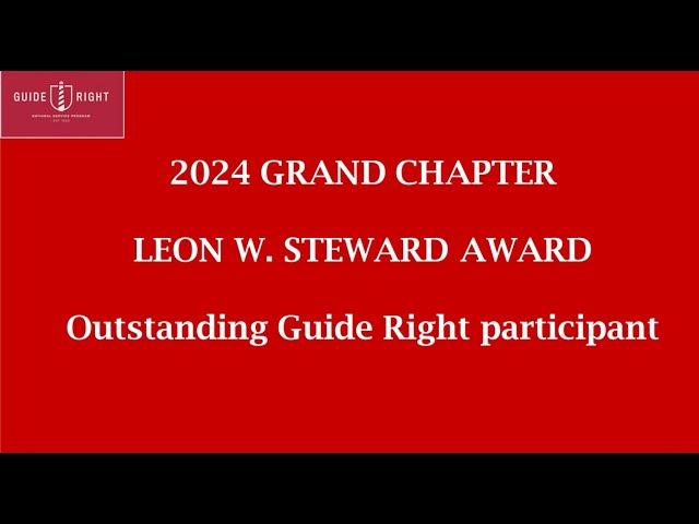 Leon W Steward 2024 Award Winners