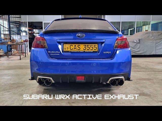 SUBARU WRX ACTIVE EXHAUST SYSTEM - More Power | SOUND CHECK | WICKEDEP RACING