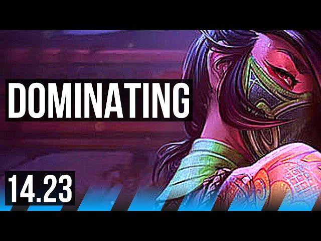 AKALI vs GALIO (MID) | Dominating | KR Diamond | 14.23