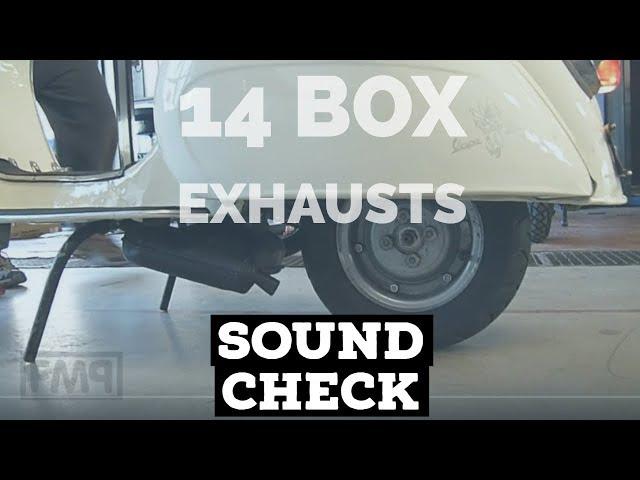 14x vespa BOX exhausts THE ultimate SOUNDcheck | #26 | FMP-Solid PASSion |