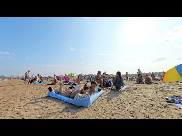  BIKINI BEACH 4K | Barceloneta in Spain Catalonia | Summer Day with Bikini Beach Walk