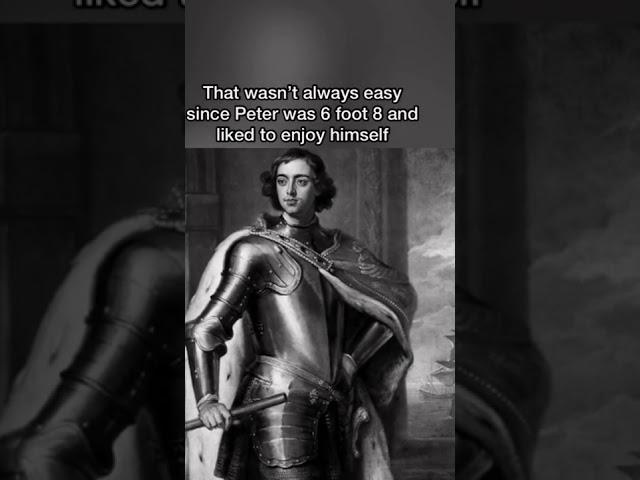 History about tsar Peter the great of Russia