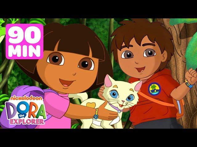 Dora the Explorer's Baby Animals Rescues & Adventures! #2  90 Minutes | Dora & Friends