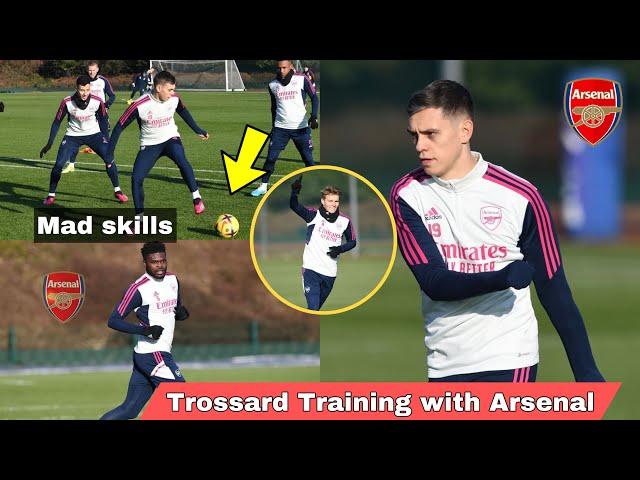 Leandro Trossard impressed at Arsenal Training ahead of Man United GameArteta loves ‘Mad skills’