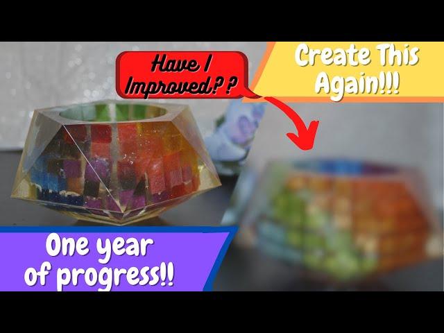Create this Again!! One year progress - Rainbow Planter Remake