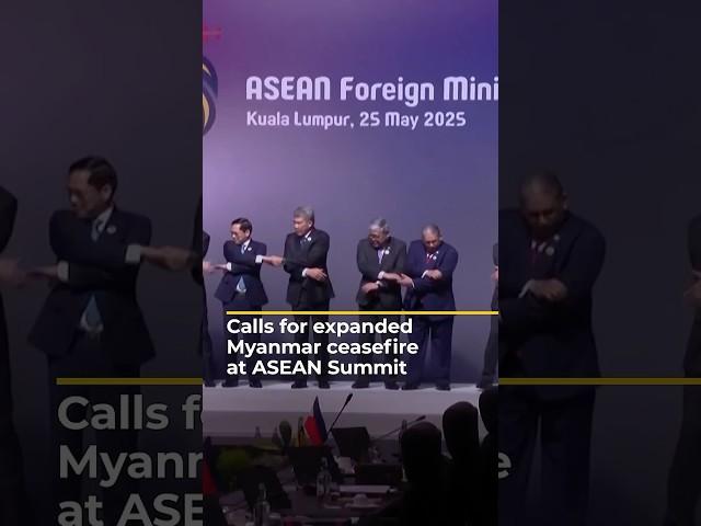Malaysia calls for expanded Myanmar ceasefire at ASEAN Summit | AJ #Shorts