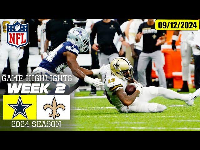 Dallas Cowboys vs. New Orleans Saints FULL GAME Sep 10, 2024 WEEK 2 | NFL Season Today