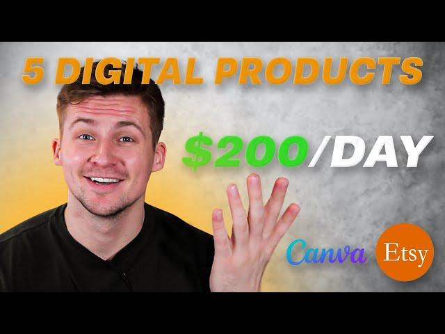 5 Digital Products That Can Make You $200/Day On Etsy