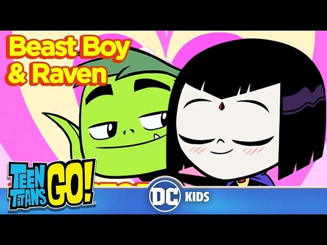 Teen Titans Go! | Raven And Beast Boy Love Story | DC Kids