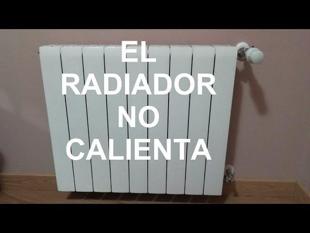 El radiador no calienta