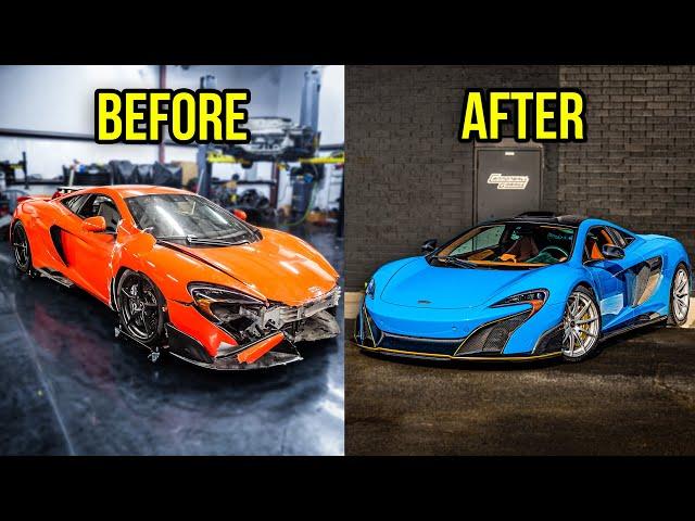 FULL BUILD | Rebuilding A Wrecked $400,000 McLaren 675LT