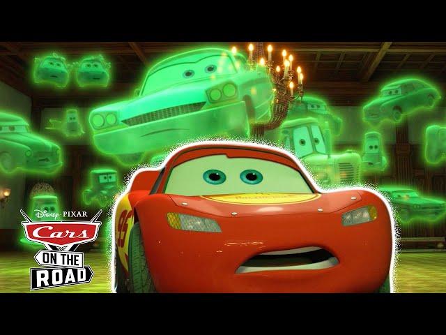 Lightning McQueen Meets the Haunted Ghost Cars | Cars of the Wild | Pixar Cars