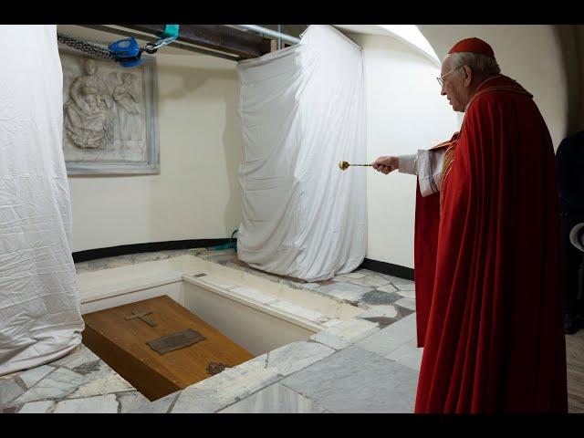 The burial of Pope Emeritus Benedict XVI