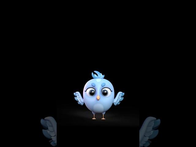 Stylized 3D Bird Turntable – Tutorial #3d #3danimation #sculpt #artwork #birds