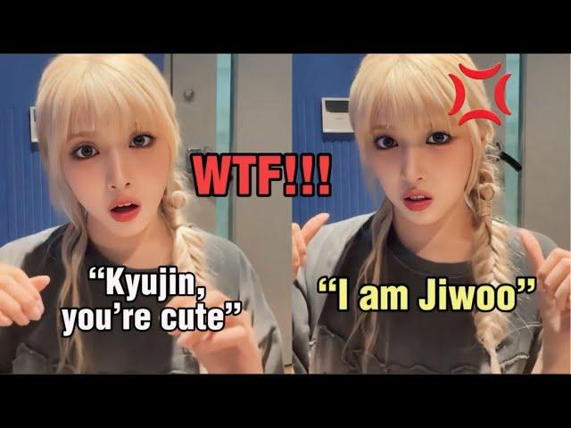 NMIXX JIWOO almost throw hands at NSWER for calling her KYUJIN twice in her live