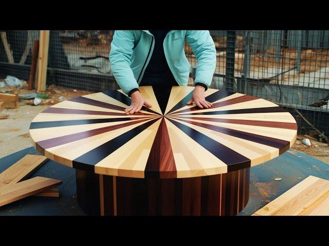 The Most Amazing Pallet & Scrap Wood Project Ever! | Unique Table Design