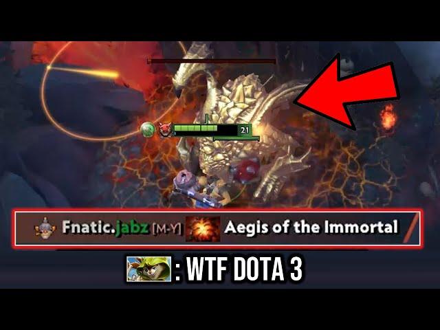 How real man play techies!!! WTF 1vs1 Roshan Dota 3