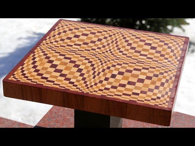 Making a "Wave" 3D end grain cutting board