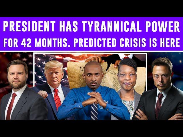 No Restraint On The President. US Becoming A Monarchy. The Prophesied Constitutional Crisis Is Here