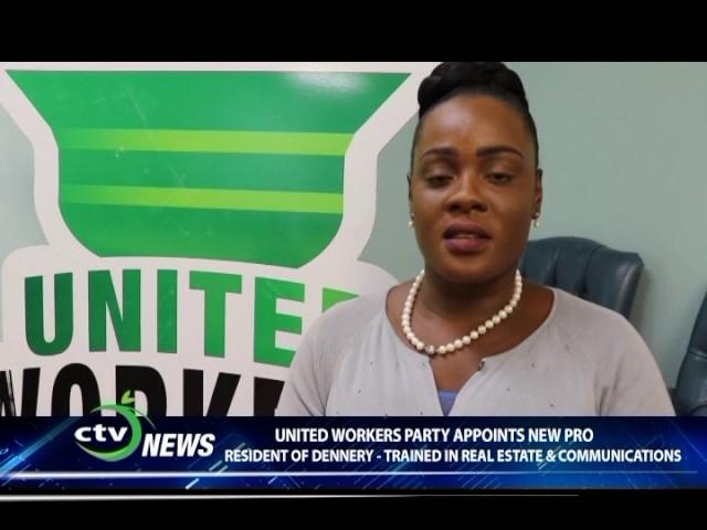 United Workers Party appoints Kernisha Flavient new Public Relations Officer