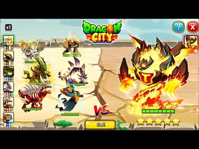 DRAGON CITY - The Final Boss: Flame Titan Dragon | DRAGON RESCUE 2022 