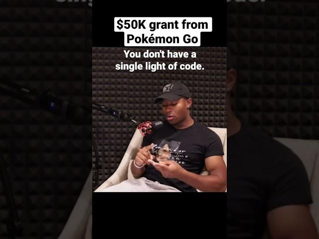 Tech startup CEO explains how he landed a $50K grant from Pokémon Go #techstartup #ceo #funding