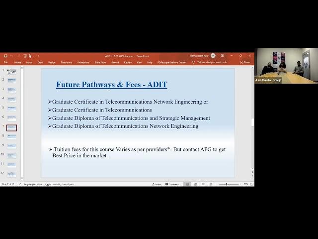 Webinar on Civil & Telecom Engineering PR Pathway Options