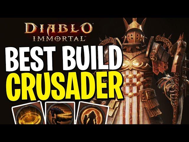 The Most Powerful CRUSADER Build In Diablo Immortal | Crusader Endgame Build Guide