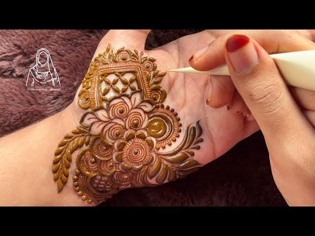 Very Beautiful Stylish Easy Mehndi Design for Hand / Beautiful Latest Henna Design