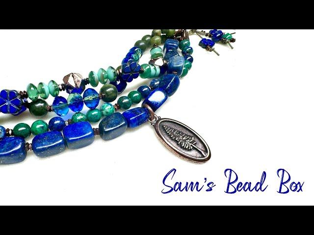 4 Strand Leather Bracelet Tutorial and Sam’s Bead Box May 2024! 