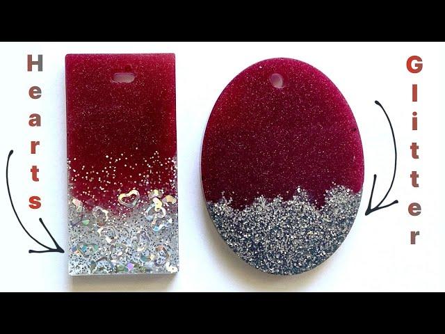 Resin Pendant Tutorials Using Embeds and Glitter - DIY Resin Jewelry for Beginners - JDiction Kit