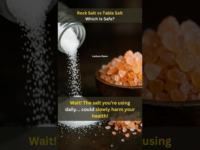 Rock Salt or Table Salt? #knowledge #learning #study #students #institute #shorts #viral #trending