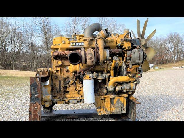 Online Auction Buy - Caterpillar C-10 Diesel Engine - Will it Run or is it Junk?