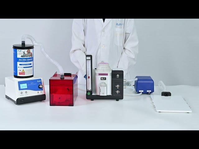 TAIJI small animal anesthesia machine  introduction and installation video