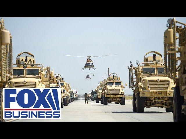 The Taliban parades US military equipment at Bagram Air Base