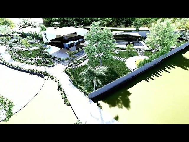 Quy hoạc sân vườn cho biệt thự.
