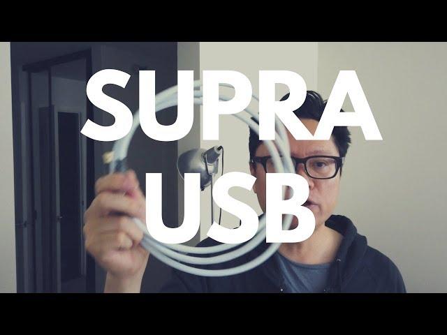 THE BEST USB AUDIO CABLE - SUPRA USB AUDIO CABLE REVIEW